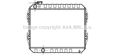 AVA QUALITY COOLING Radiaator,mootorijahutus VW2088